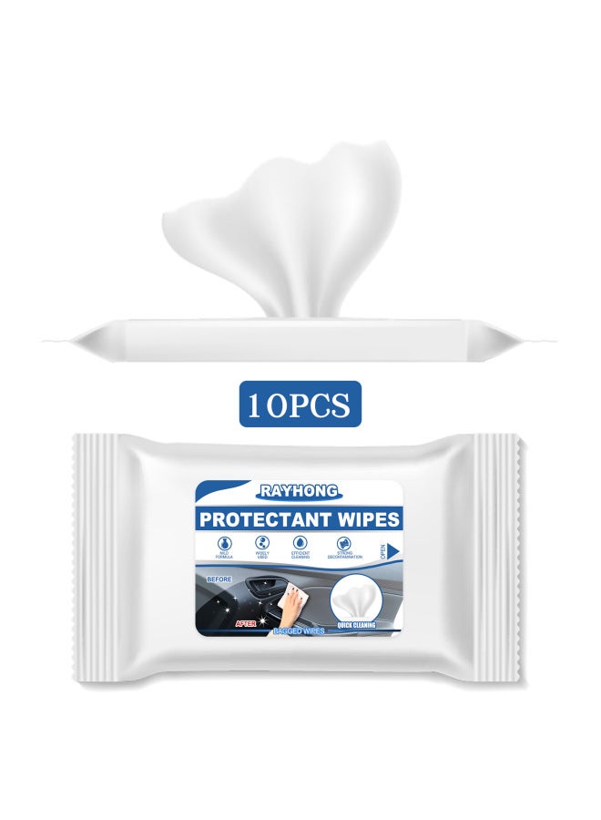 Rayhong Car Interior Wipes Glass Leather Sofa Instrument Steering Wheel Maintenance Cleaning Care Wet Wipes - Image 5
