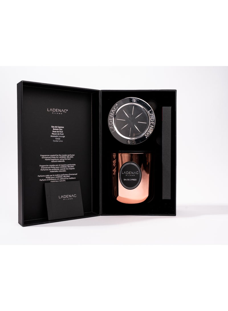 Ladenac Urban Senses Candle Rose Gold-Eau de cypress - Image 1