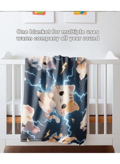General Baby and children's cartoon flannel thin blanket (warm and comfortable, suitable for sleep, games) 70cm*100cm - 522  - Image 5