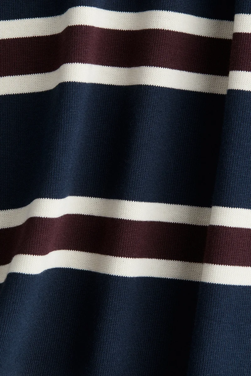 اتش اند ام بلوزة قطنية بقصة واسعة