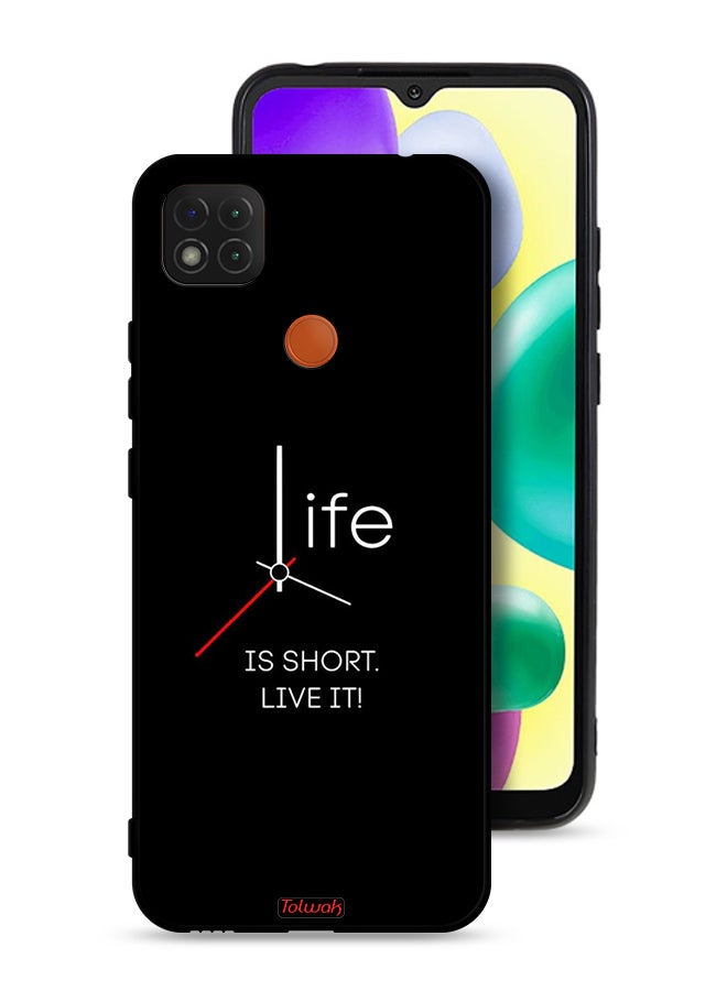 Tolwak غطاء حماية Xiaomi Redmi 9C - الحياة قصيرة عيشها - Image 1