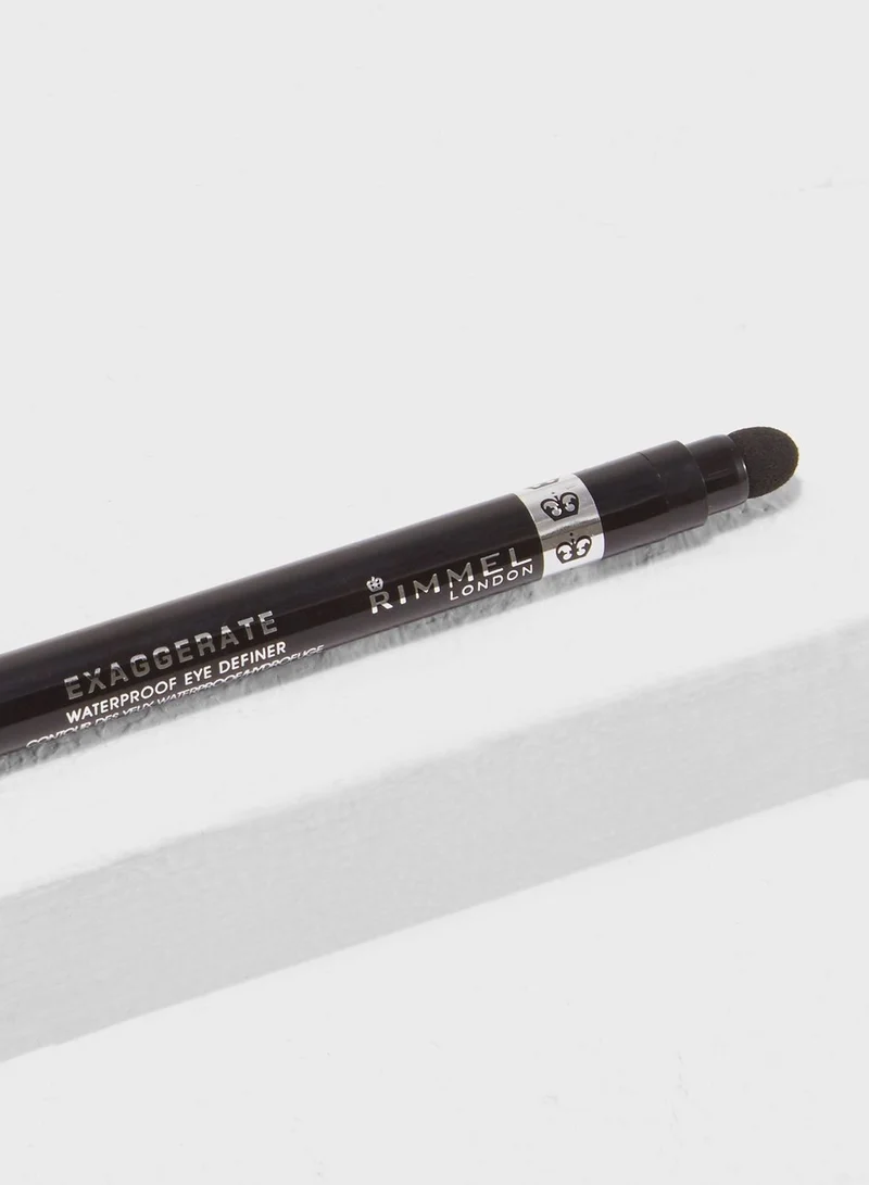 RIMMEL LONDON Exaggerate Waterproof Eye Definer- 262 Blackest Black