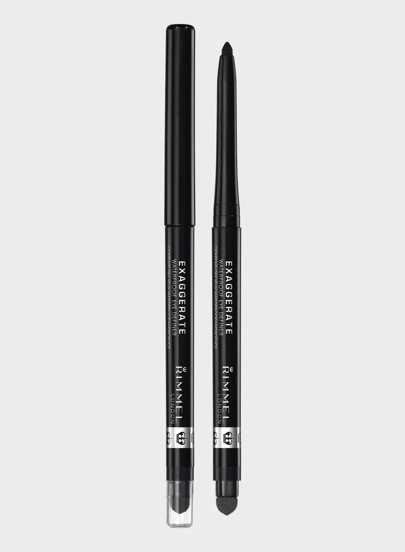 RIMMEL LONDON Exaggerate Waterproof Eye Definer- 262 Blackest Black