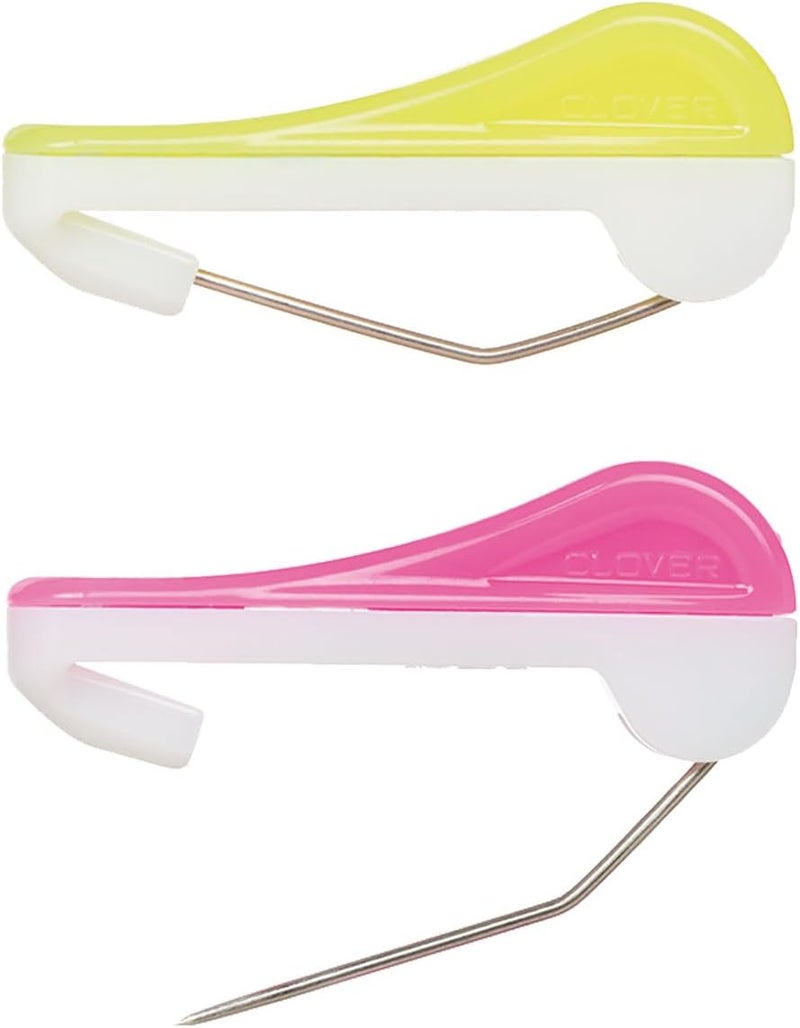 Clover Wonder Sewing Pins, Yellow and Pink - Image 3