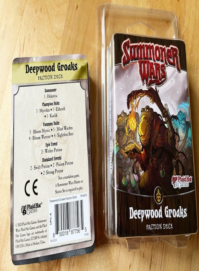 Plaid Hat Games Deepwood Groaks Faction Deck - Ready-to-Play Expansion for Strategy Card Game - 2 Players, Ages 9+ - Requires Summoner Wars Master or Starter Set - Image 2