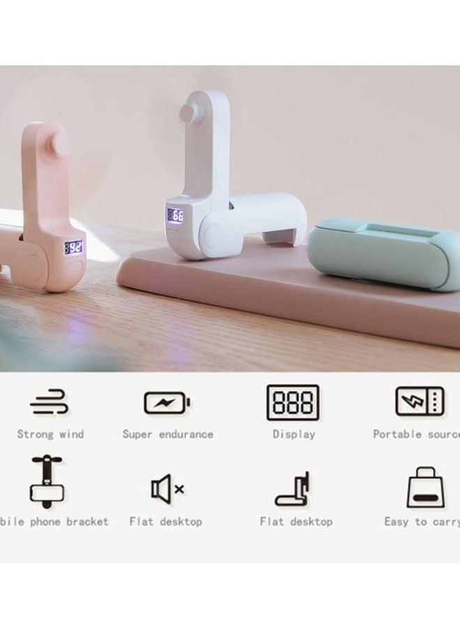 NIBEMINENT Portable Mini USB Outdoor Fan White  - Image 3