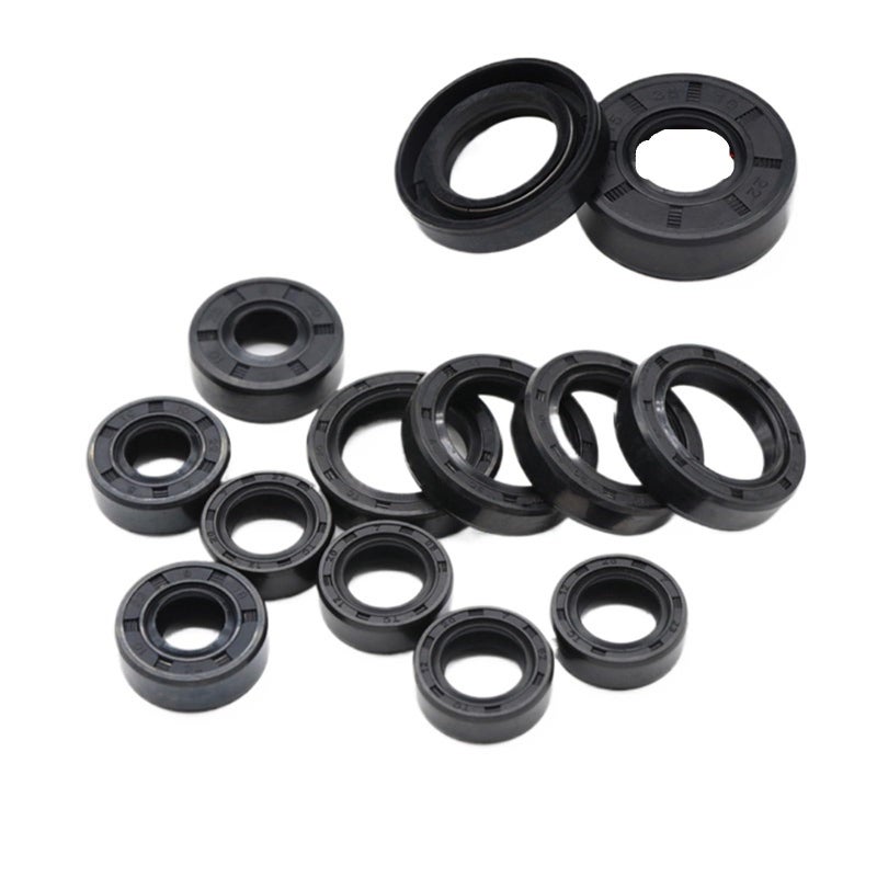 Nitrile Rubber Double Lip Oil Seals 16x30x10mm 2 Pieces Skeleton Rotating Shaft Seal - Image 2