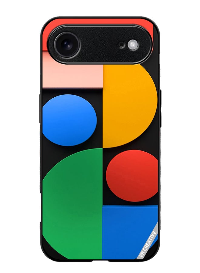 Protective Case Cover For Apple iPhone 17 Air Abstract Design Multicolour