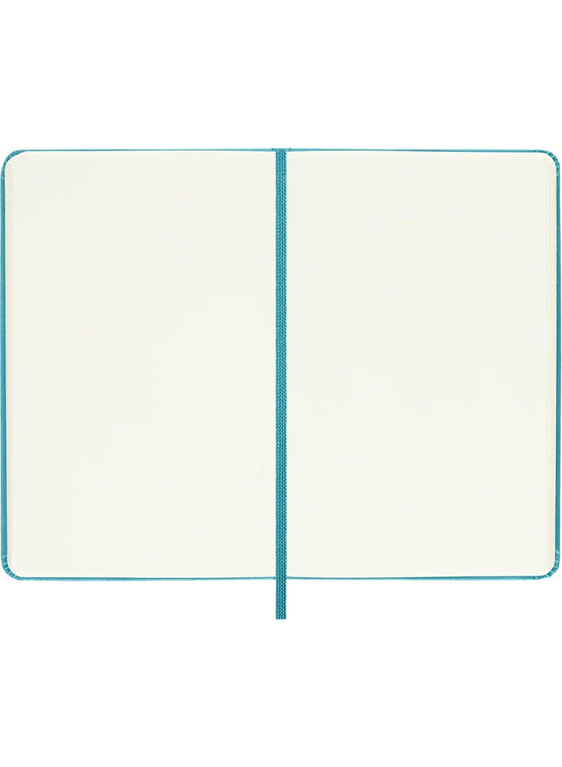 MOLESKINE Large Notebook Plain Pages Reef Blue Hard Cover 240 Pages - Image 3