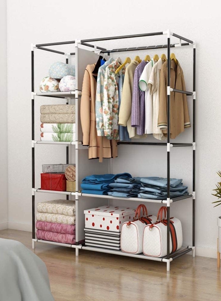 Roman Gifts Portable Wardrobe Clothes Storage Organizer Fabric Wardrobe For Clothing - Image 4