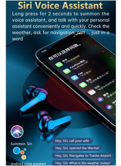 Generic TWS  wireless bluetooth headset touch sports in-ear headset waterproof noise reduction binaural bluetooth 5.1 headset wireless earbuds true wireless compatible apple Suitable for Android and other sys  - Image 5