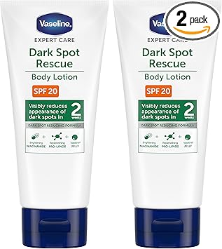 Vaseline لوشن فازلين إكسبيرت كير لإنقاذ البقع الداكنة لليدين والجسم يقاوم الشيخوخة المبكرة مع SPF 20 يقلل من ظهور البقع الداكنة على البشرة 2x 100 مل - Image 1