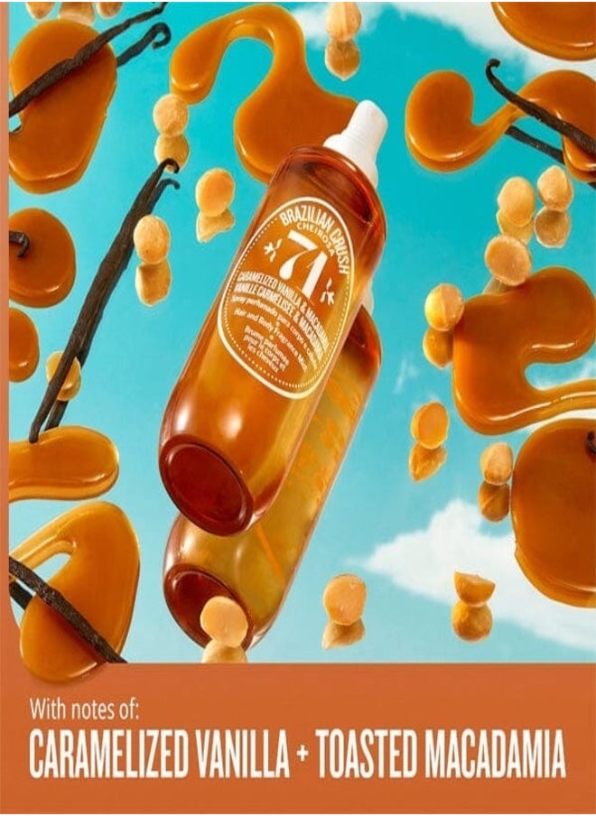 Sol de Janeiro - Sol de Janeiro Brazilian Crush Cheirosa 71 Hair & Body Perfume Mist - 90ml | Decadent Gourmand Fragrance with Notes of Caramelized Vanilla, Toasted Coconut & White Chocolate - Image 1