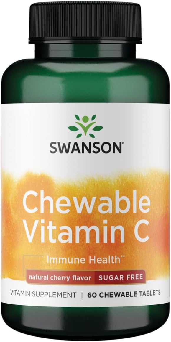 SWANSON Chewable Vitamin C Tablets for Immune Health - Image 1
