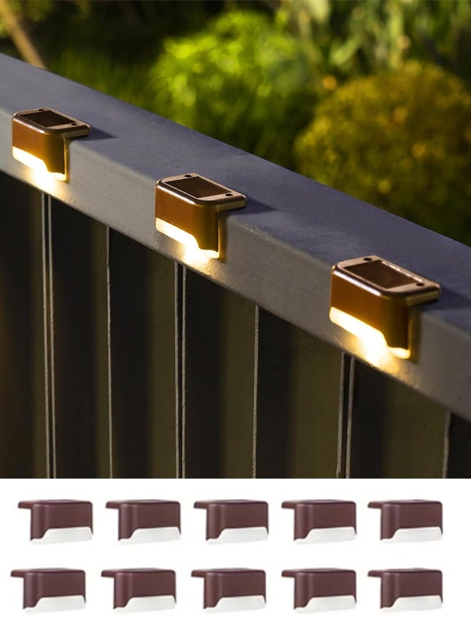 Rocket Flyer Fence Post Solar Light, Weatherproof LED Deck Light Solar Outdoor Light, Solar Deck Light for Garden, Patio, Garden, Walkway, Terrace Pool Stair Steps & Passage (Warm Color) - Image 1