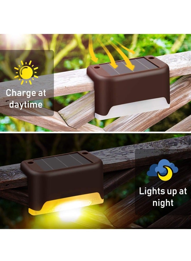 Rocket Flyer Fence Post Solar Light, Weatherproof LED Deck Light Solar Outdoor Light, Solar Deck Light for Garden, Patio, Garden, Walkway, Terrace Pool Stair Steps & Passage (Warm Color) - Image 3