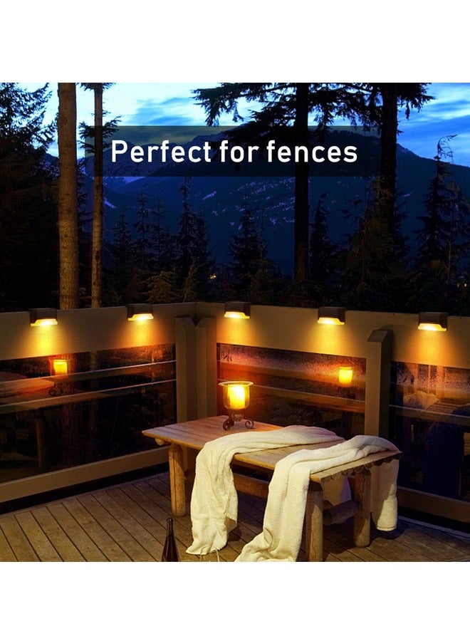 Rocket Flyer Fence Post Solar Light, Weatherproof LED Deck Light Solar Outdoor Light, Solar Deck Light for Garden, Patio, Garden, Walkway, Terrace Pool Stair Steps & Passage (Warm Color) - Image 5