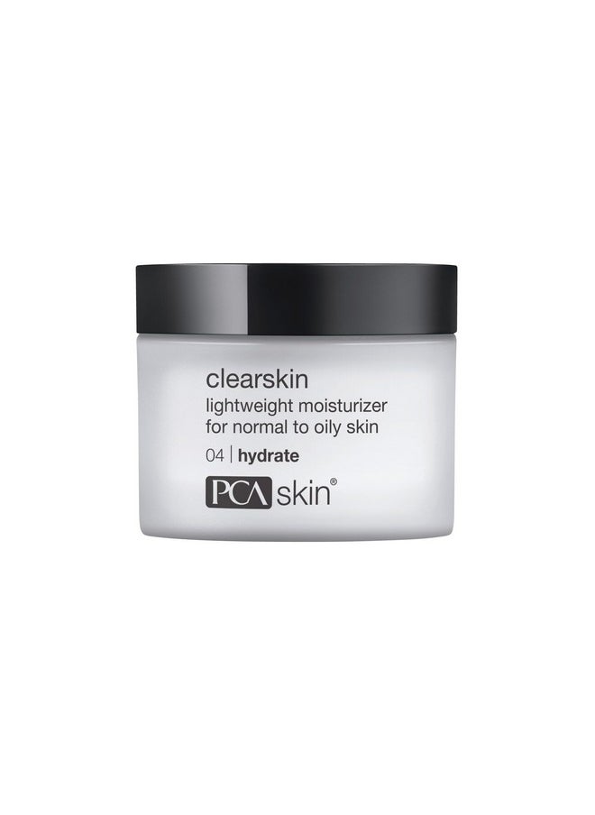 PCA SKIN PCA SKIN Clearskin Lightweight Face Moisturizer for Oily Skin, Daily Hydrating Facial Moisturizer for Oily, Acne-Prone, and Sensitive Skin, Quick Absorbing, Reduces Discolorations, 1.7 oz Jar  - Image 1