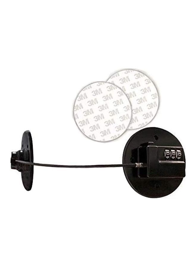 Y&D Child Proof Refrigerator Combination Lock Black  - Image 1