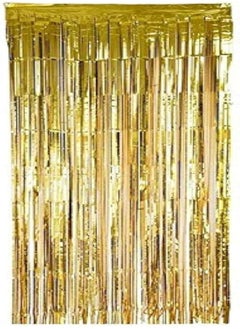 Red owl Party Gold foil metallic curtain 3 m -background - Craft Decoration 