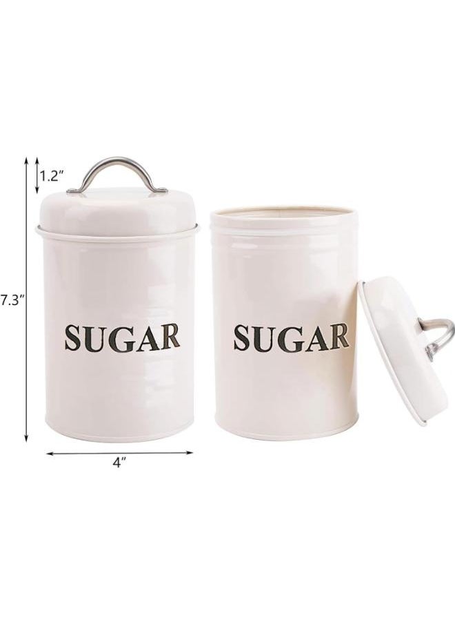 Eoptify 3PCS Kitchen Container Set with Airtight Lids, Coffee, Tea, Sugar Canister Pot, Decorative Kitchen Storage Container, Food Storage Canister Sets for Kitchen  - Image 3