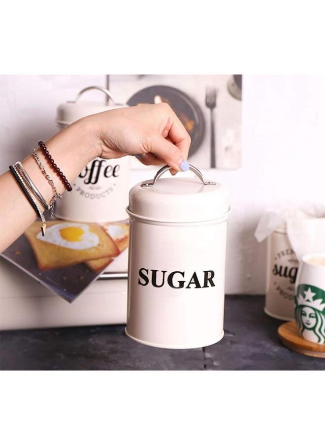 Eoptify 3PCS Kitchen Container Set with Airtight Lids, Coffee, Tea, Sugar Canister Pot, Decorative Kitchen Storage Container, Food Storage Canister Sets for Kitchen  - Image 5