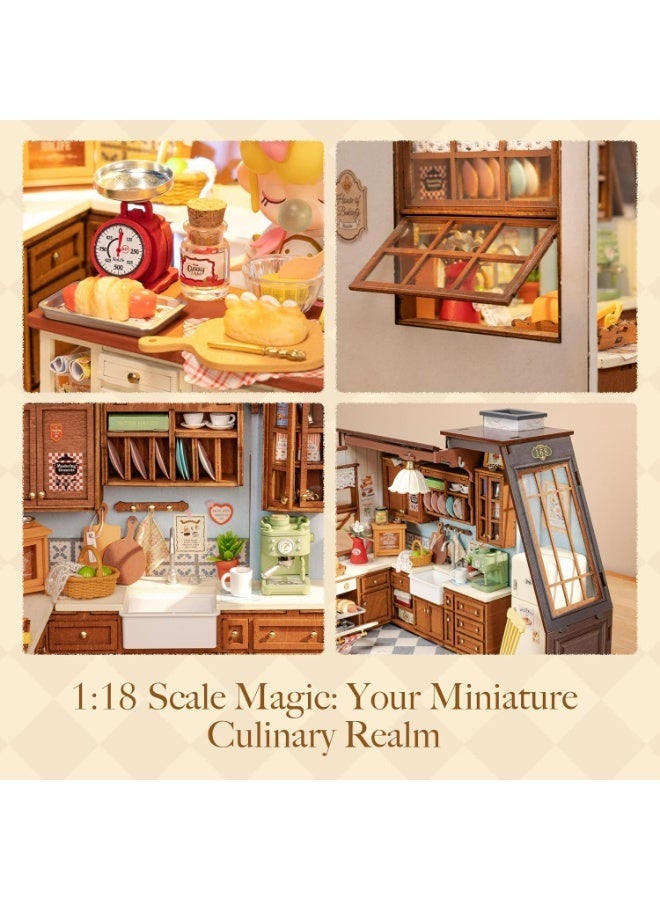 ROBOTIME Rolife Baking Kitchen DIY Miniature House DG172 - Image 3