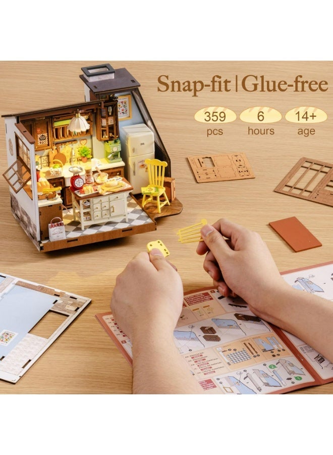 ROBOTIME Rolife Baking Kitchen DIY Miniature House DG172 - Image 5