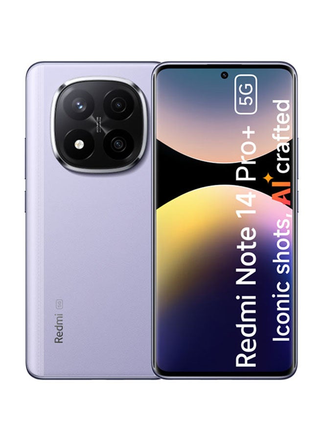 Xiaomi Redmi Note 14 Pro+ 5G Lavender Purple 12GB RAM 512GB - Global Version - Image 1
