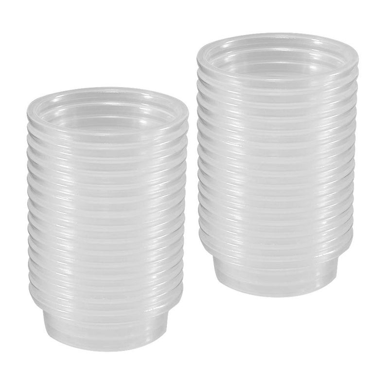 YOGURTCK 100pcs Crested Gecko Feeding Cups Reptile Feeder Bowls for Putting in Water and Food, Fit Lizard and Other Small Animals Pet Supplies 0.5oz - Image 1