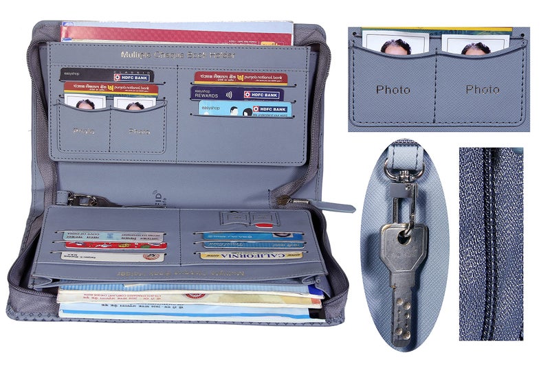 Sukeshcraft Bank Document Holder|PU Made Hold 8 Cheque Books - Image 3