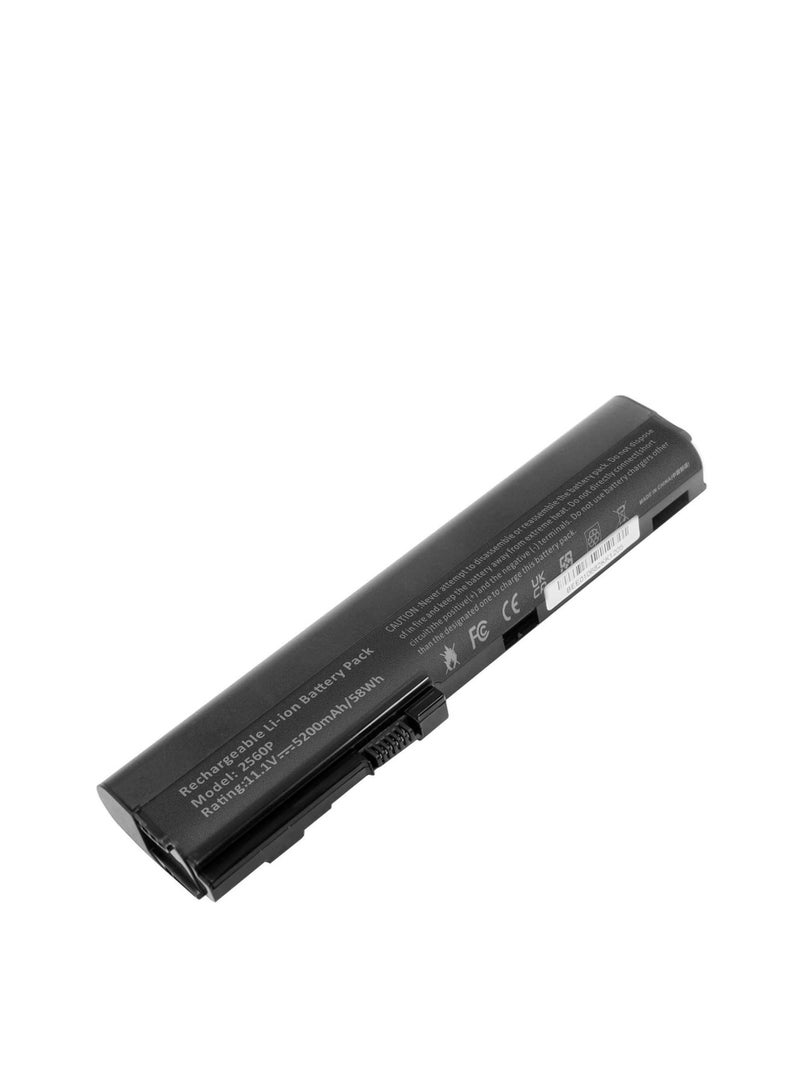 Terabyte Replacement Battery For HP EliteBook 2560P 2570P HSTNN-DB2M HSTNN-UB2L HSTNN-I92C 632417-001 Black - Image 1