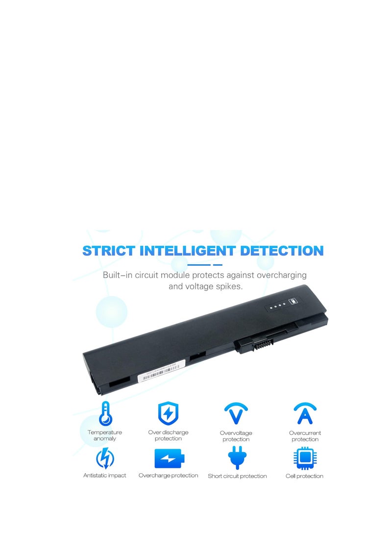 Terabyte Replacement Battery For HP EliteBook 2560P 2570P HSTNN-DB2M HSTNN-UB2L HSTNN-I92C 632417-001 Black - Image 2