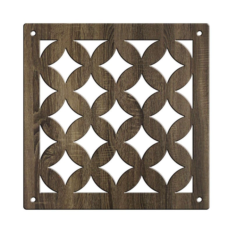 Random فاصل غرف عشوائي من الخشب مع 12 لوحة مع موصلات خطاف مثالي لغرفة المعيشة أو المكتب أو المعبد أو ديكور المنزل RSD8135 - Image 3