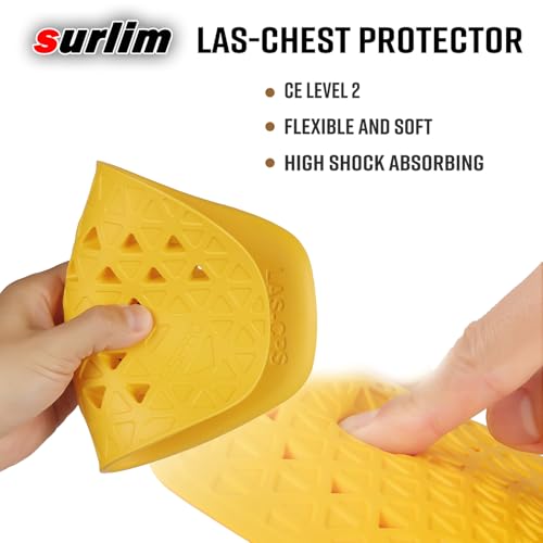Surlim Motorcycle Armor Insert Pads CE Level 2 Motorcycle Protector CE Armor for Motorcycle Jackets Pants (LAS-Chest Women's [CE Level 2]) - Image 4