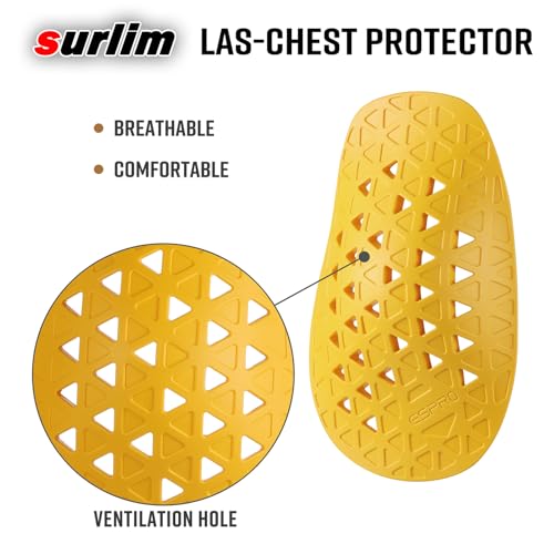 Surlim Motorcycle Armor Insert Pads CE Level 2 Motorcycle Protector CE Armor for Motorcycle Jackets Pants (LAS-Chest Women's [CE Level 2]) - Image 5