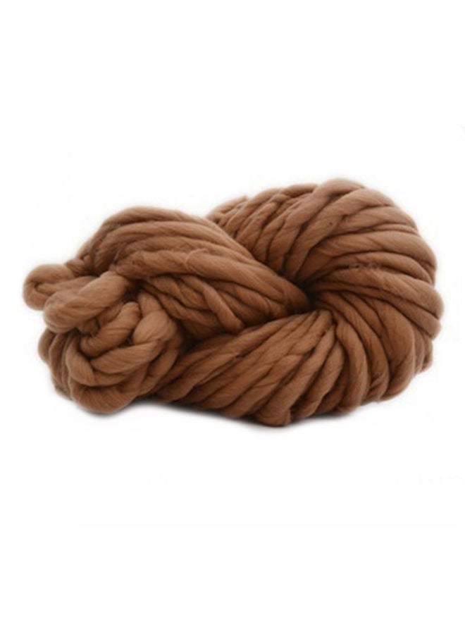 NIBEMINENT Wool Blend Sweater Coarse Yarn Brown 40000x20mm - Image 1