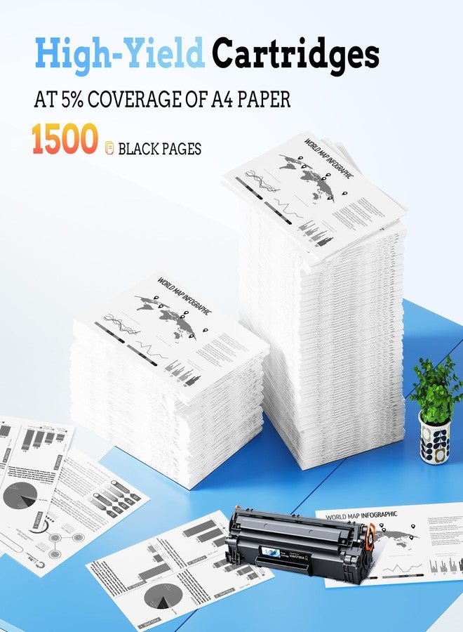 LxTek 83a cf283a Toner Cartridge CF283A Compatible with MFP M125nw M201dw - Image 3