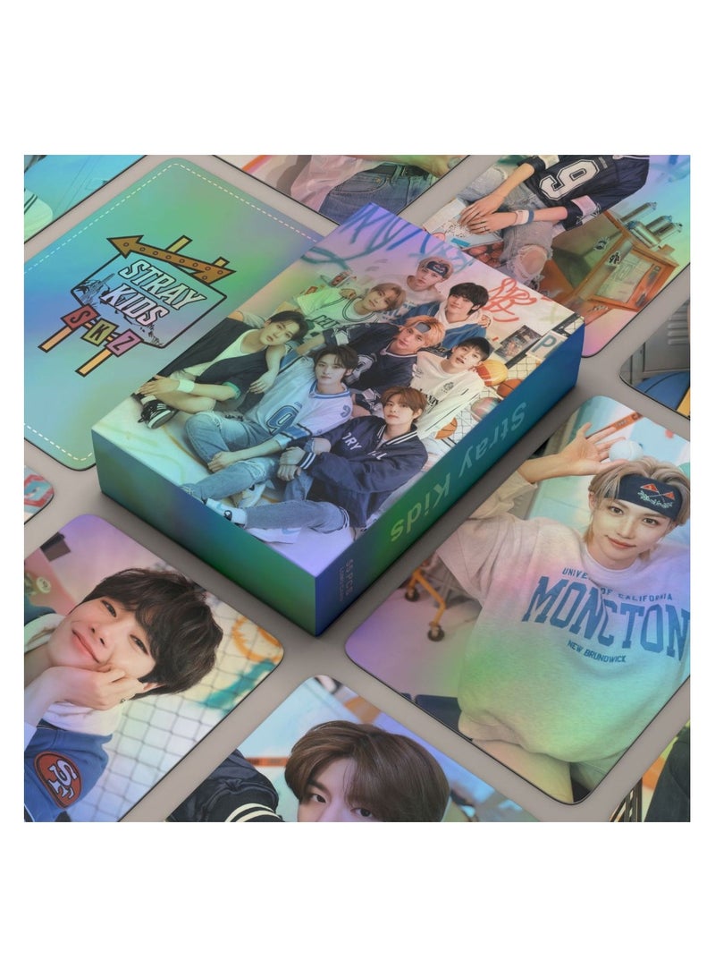 NIBEMINENT 55 Pcs Kpop Stray Kids NACIFIC Lomo Cards Card For Fans Collection Gifts - Image 1