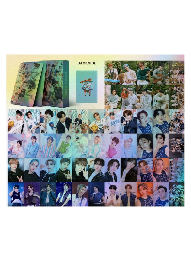 NIBEMINENT 55 Pcs Kpop Stray Kids NACIFIC Lomo Cards Card For Fans Collection Gifts - Image 2