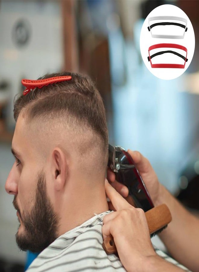Capiant 2 Pack Neckline Shaving Template, Men Shaving Template, Edge Up Your Straight Neck Hairline, Neck Hair Template Precise Position, Hairline Shaping Hair Trimming DIY Hands Hair Cutting Tools - Image 4