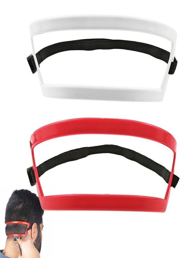 Capiant 2 Pack Neckline Shaving Template, Men Shaving Template, Edge Up Your Straight Neck Hairline, Neck Hair Template Precise Position, Hairline Shaping Hair Trimming DIY Hands Hair Cutting Tools - Image 1