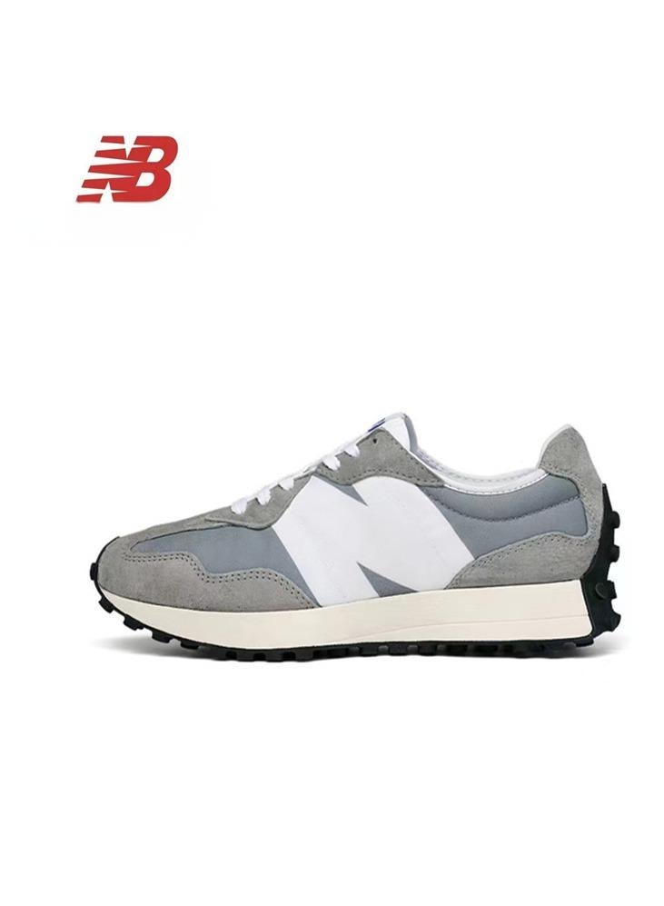 NEW NB NB 327 Retro Casual Shoes Low Top White Grey - Image 4