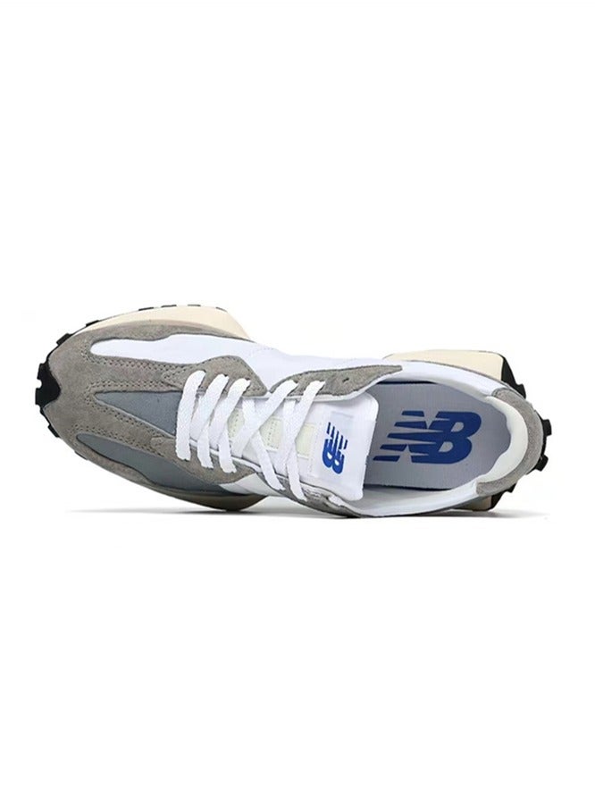 NEW NB NB 327 Retro Casual Shoes Low Top White Grey - Image 3