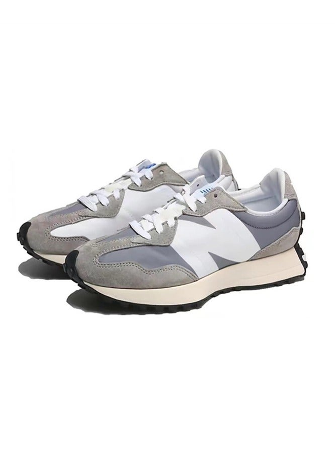 NEW NB NB 327 Retro Casual Shoes Low Top White Grey - Image 1