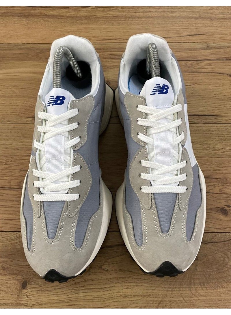 NEW NB NB 327 Retro Casual Shoes Low Top White Grey - Image 5