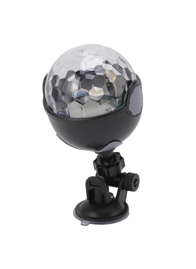 xozgdovg - USB Ball Light 7 Modes Sound Control Round Ball Stage Light RGB Ambient Projection Lamp with Remote Control - Image 1