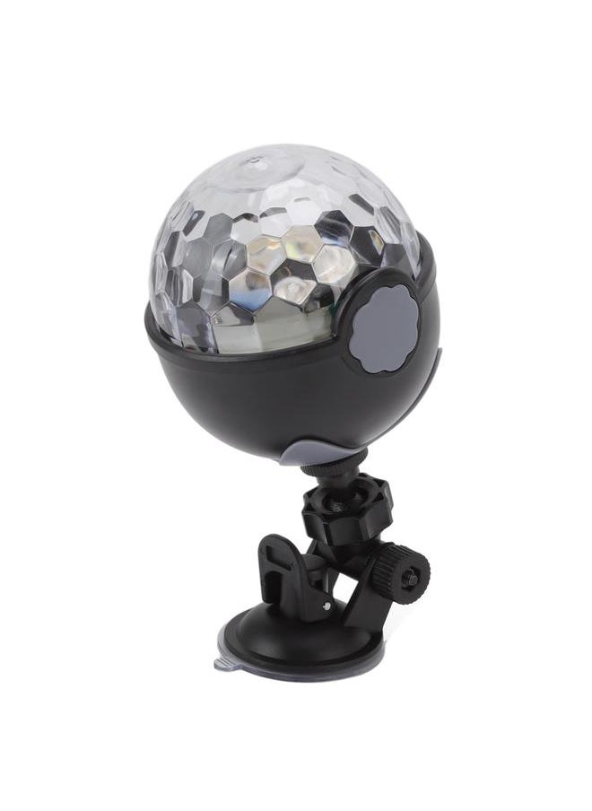 xozgdovg - USB Ball Light 7 Modes Sound Control Round Ball Stage Light RGB Ambient Projection Lamp with Remote Control - Image 1