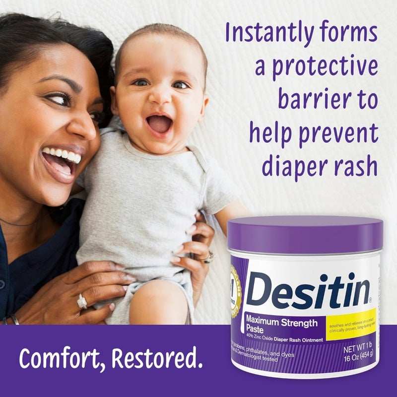 Baby's Diaper Rash Cream with 40% Zinc Oxide 16oz - Image 5