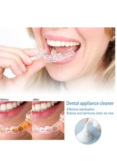 EELHOE Retainer Cleaner, Retainer Whitening Foam, Retainer Stain Removal Foam, Stain Removal Aligner, Retainer Cleaner, Teeth Whitening Foam, Mouth Guard Cleaner, Retainer Cleaning Foam for Oral Care 30ml  - Image 5